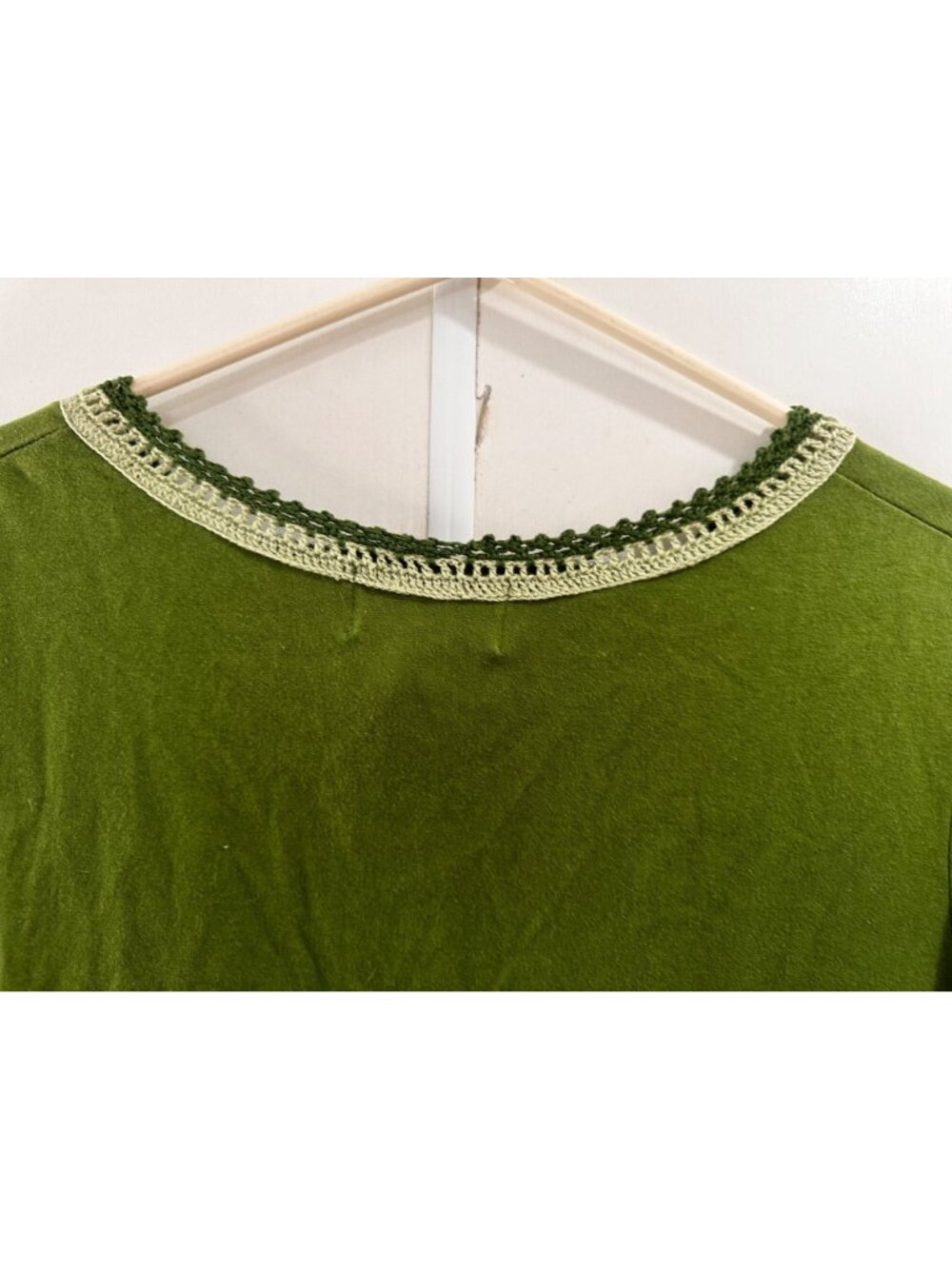 Veranesi Long Maxi Skirt & Top Set Large Green Pleated Flowy Floral Boho Gypsy - Picture 9 of 16